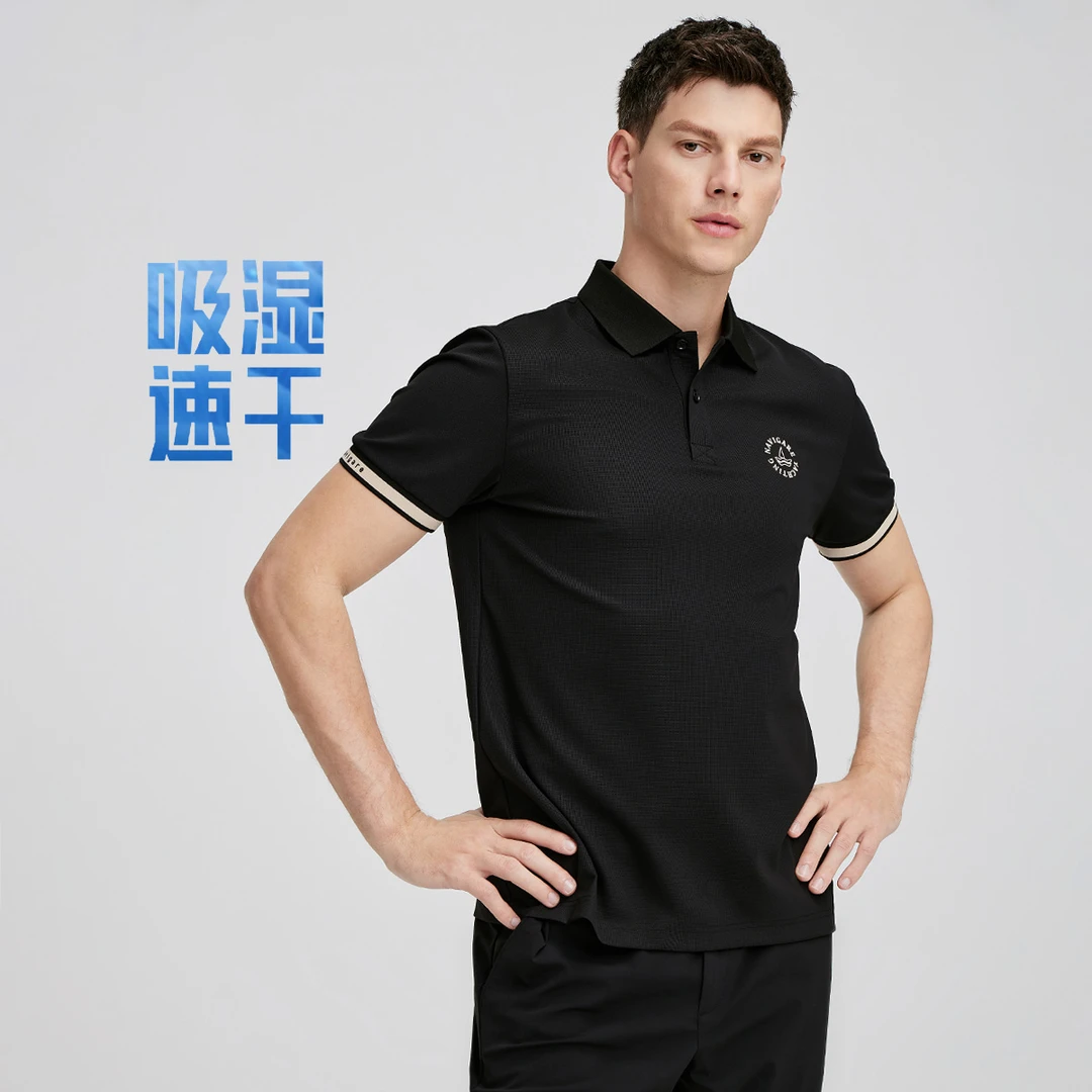 【吸湿速干】navigare意大利小帆船夏季运动休闲短袖POLO衫男士T恤