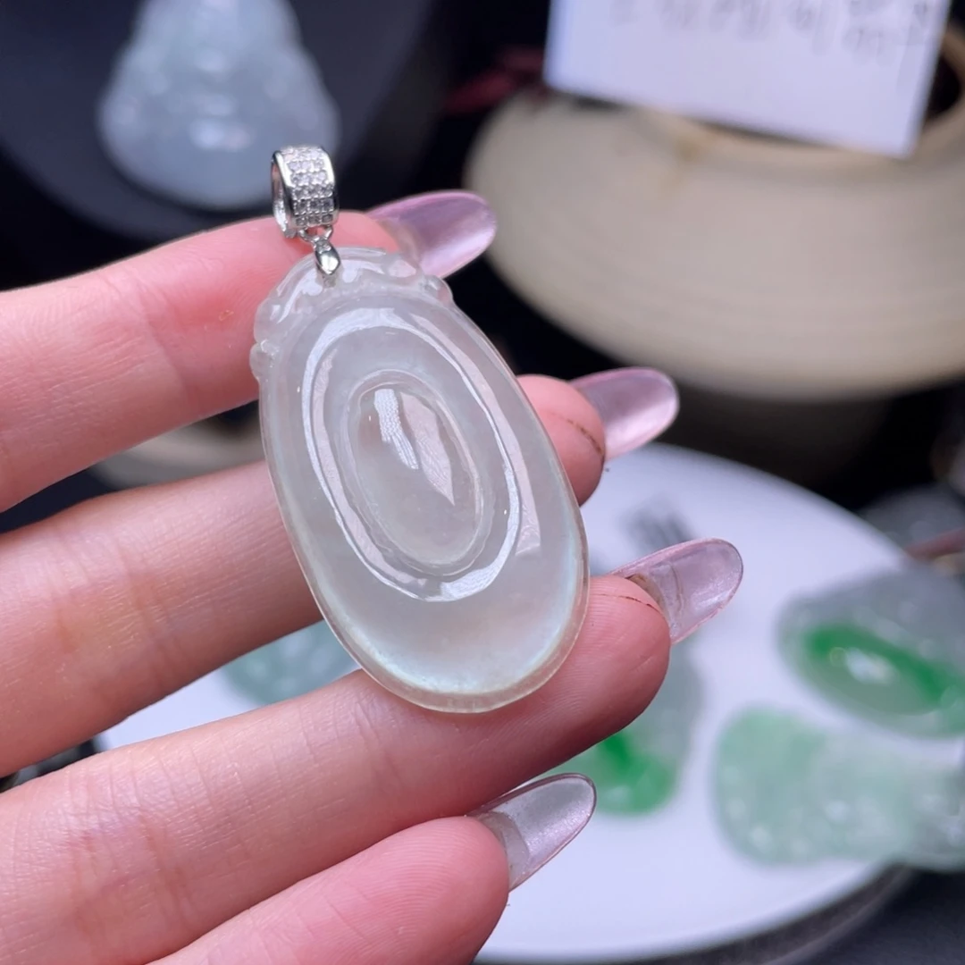 颈饰未镶嵌翡翠吊坠