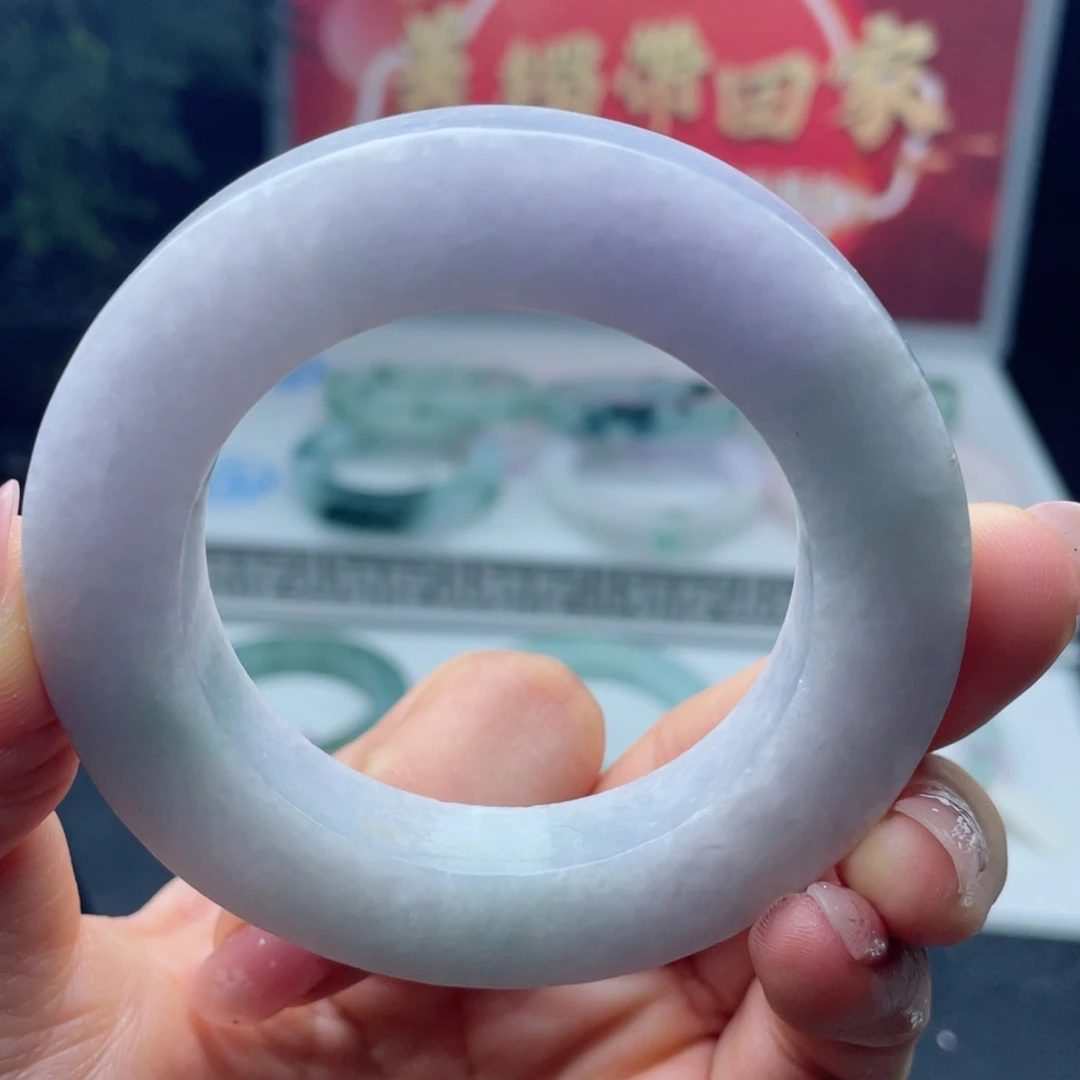 定制翡翠未镶嵌正圈手镯