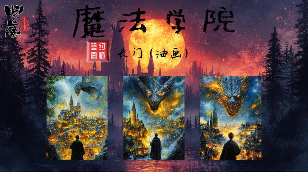 小帅【手绘】非遗好物 典藏《魔法学院》手绘 收藏卡牌【默认代拆】