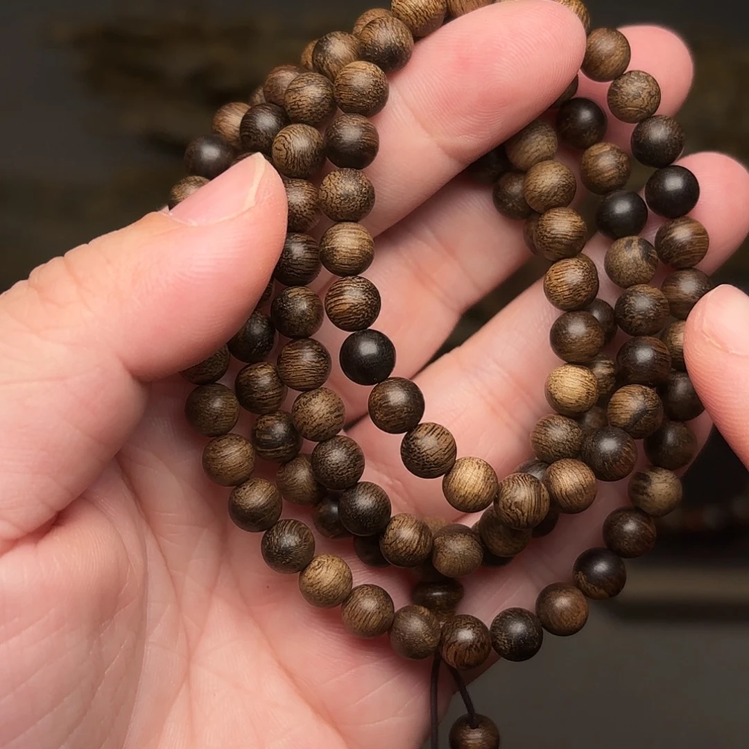 手串沉香越南芽庄白棋楠限量款06×108