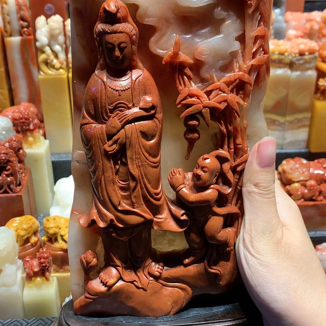 【闪购商品】寿山石双**哥老挝石批发