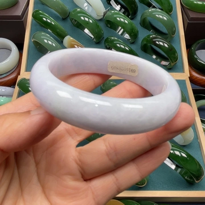 翡翠未镶嵌手镯5758