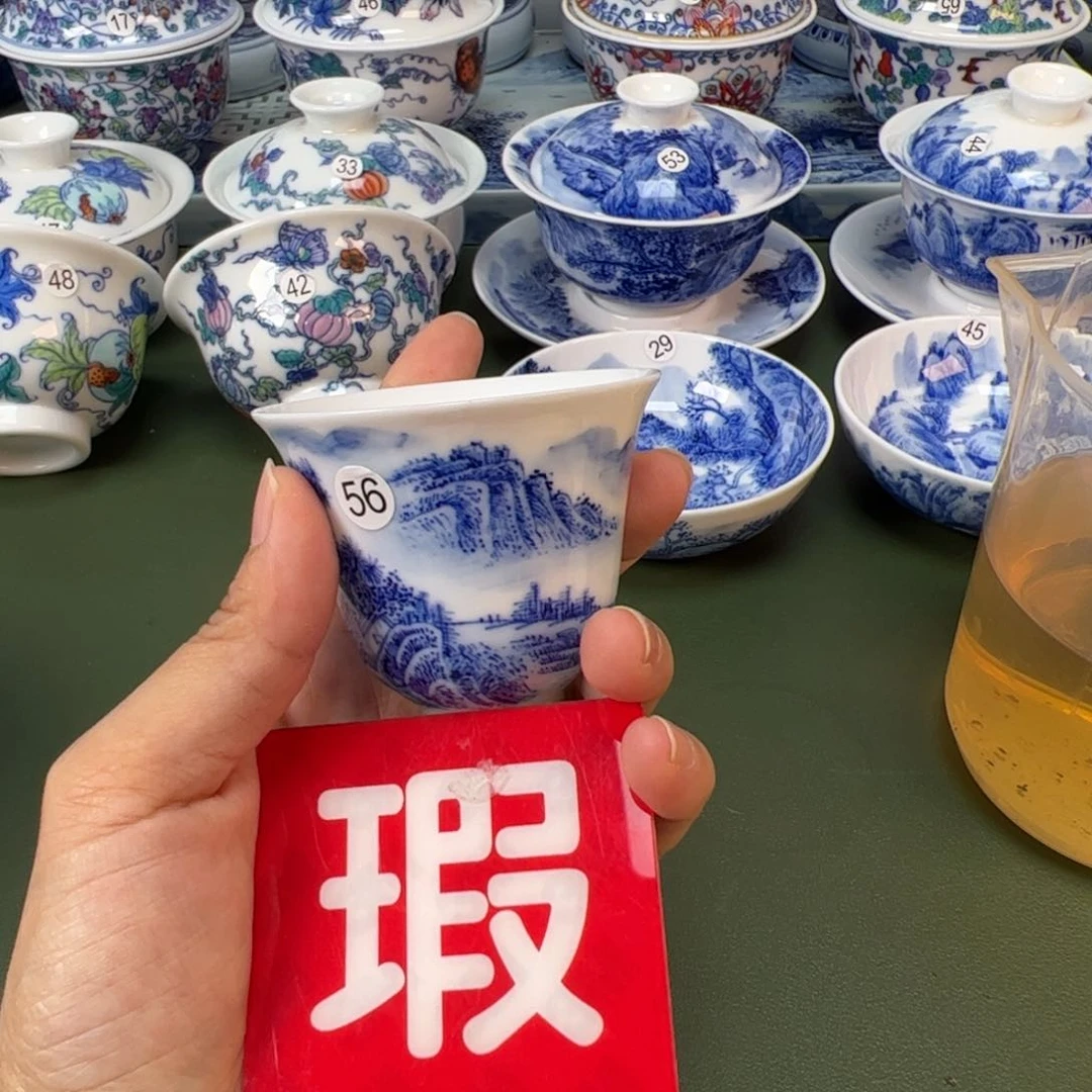 木木景德镇纯手工纯手绘茶具56