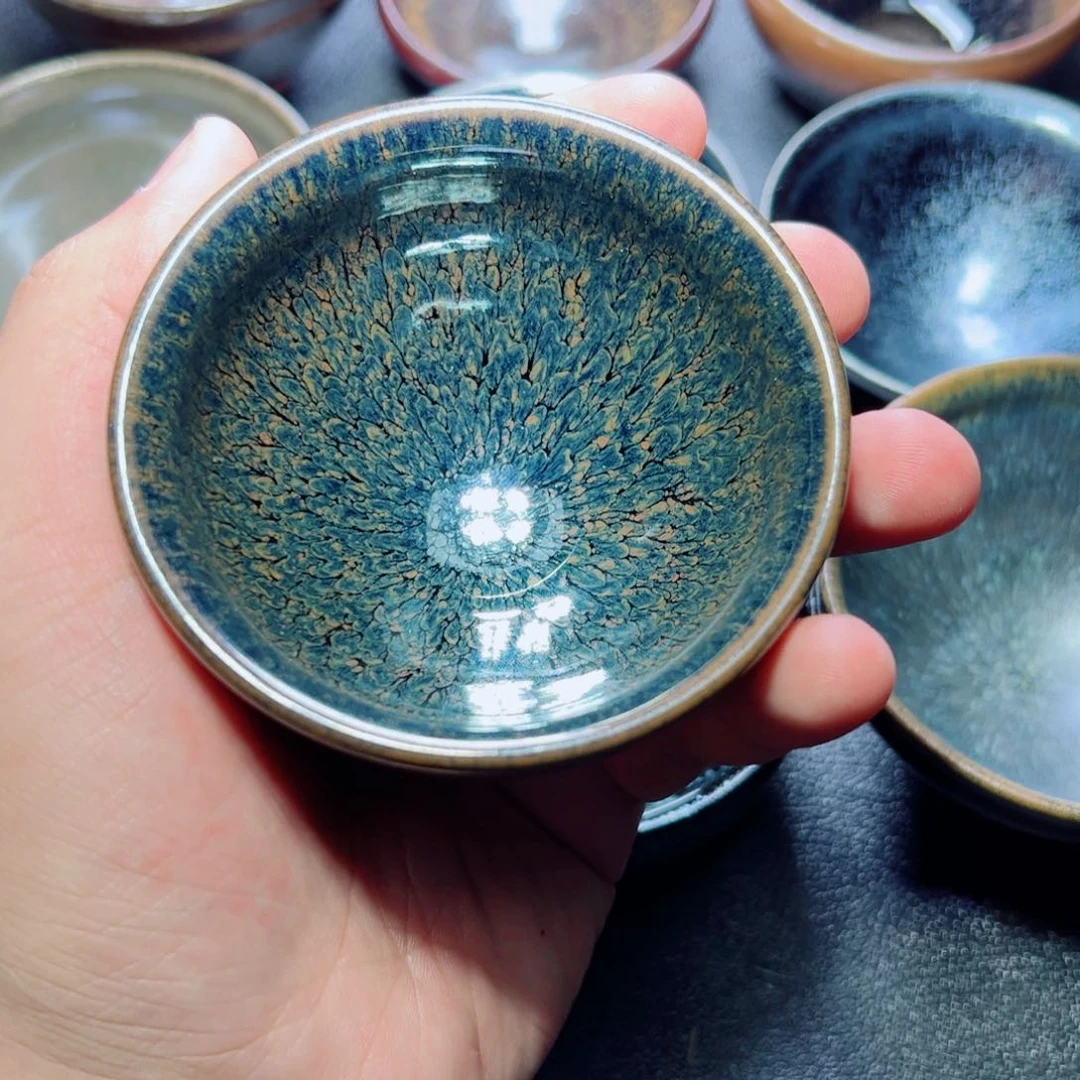 茶盏生****妖水墨建窑建盏主人杯