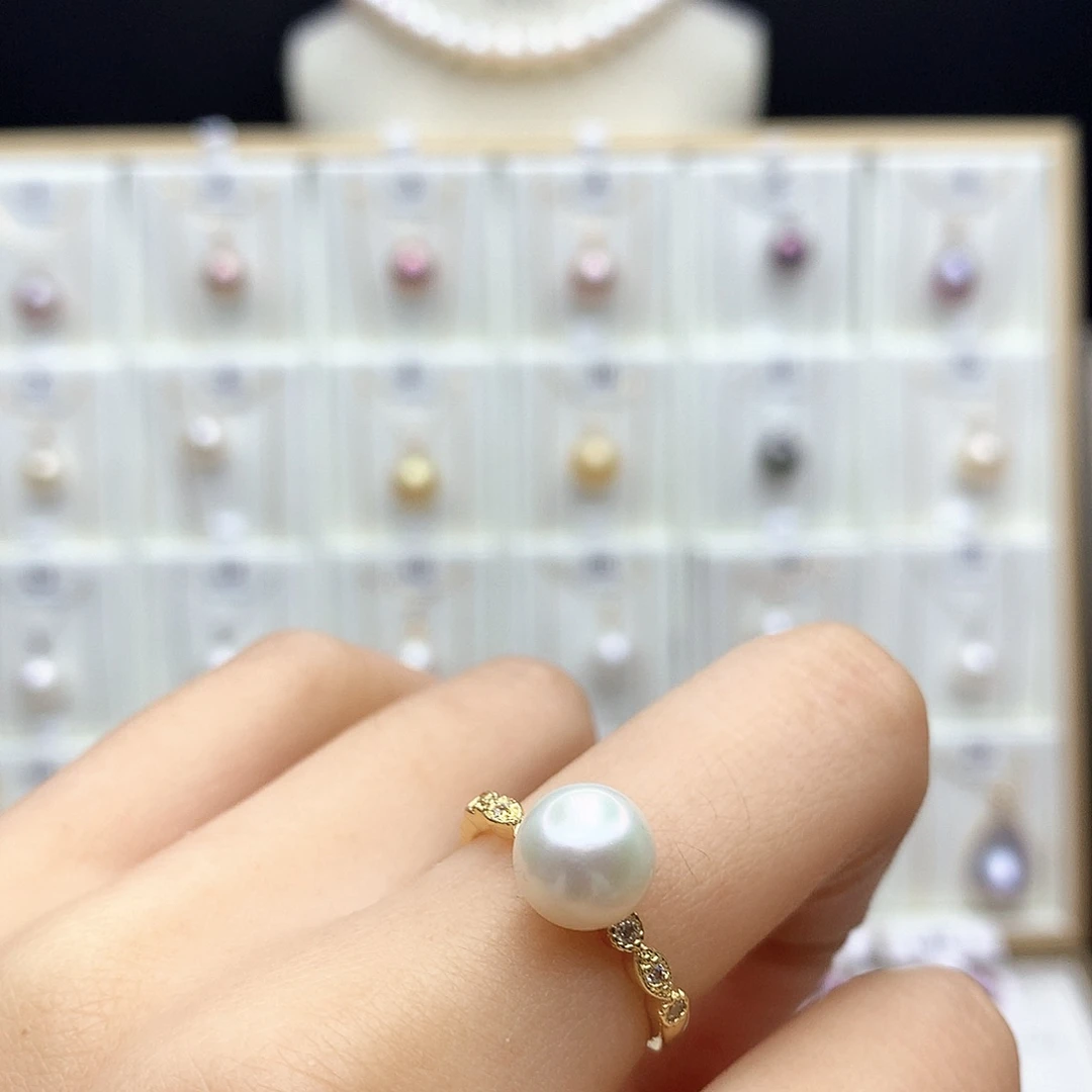 颈饰合金淡水珍珠