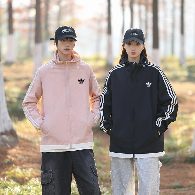 【正品】ad三叶草一折专区男女同款夏季防晒衣皮肤衣