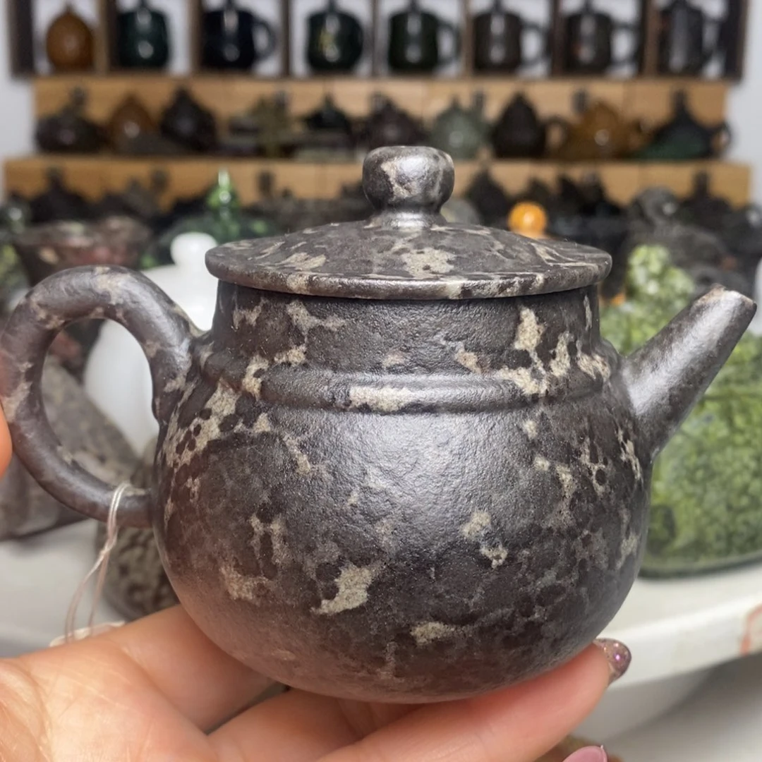 冰碛岩高品豹纹如意壶200cc