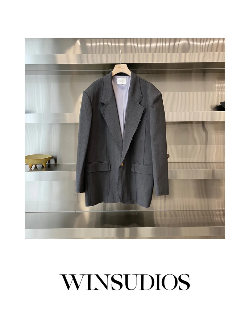 冷乌龙【WIN小众定制款】特色长猫须西装外套