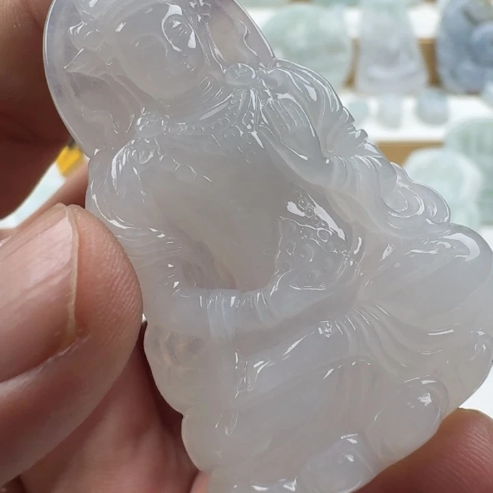 翡翠未镶嵌颈饰天然缅甸A货翡翠