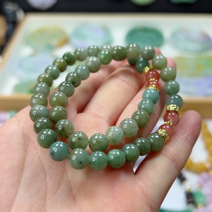 未镶嵌手链翡翠手串