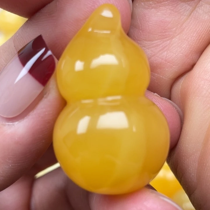 裸石蜜蜡未镶嵌蜜蜡葫芦