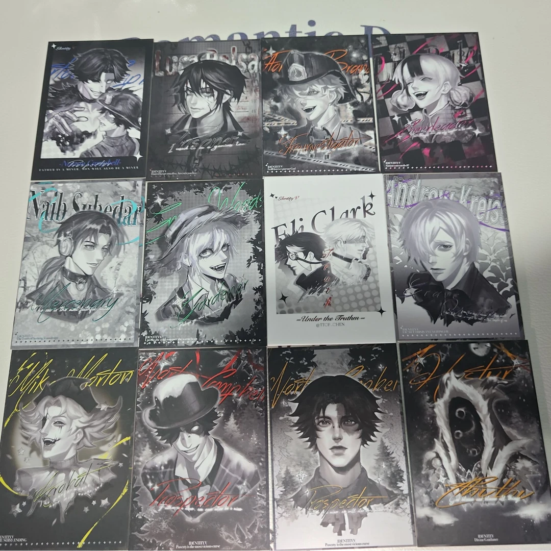 【盲盒代拆】第五人格黑白梦境拍立得 吧唧 同人周边谷子