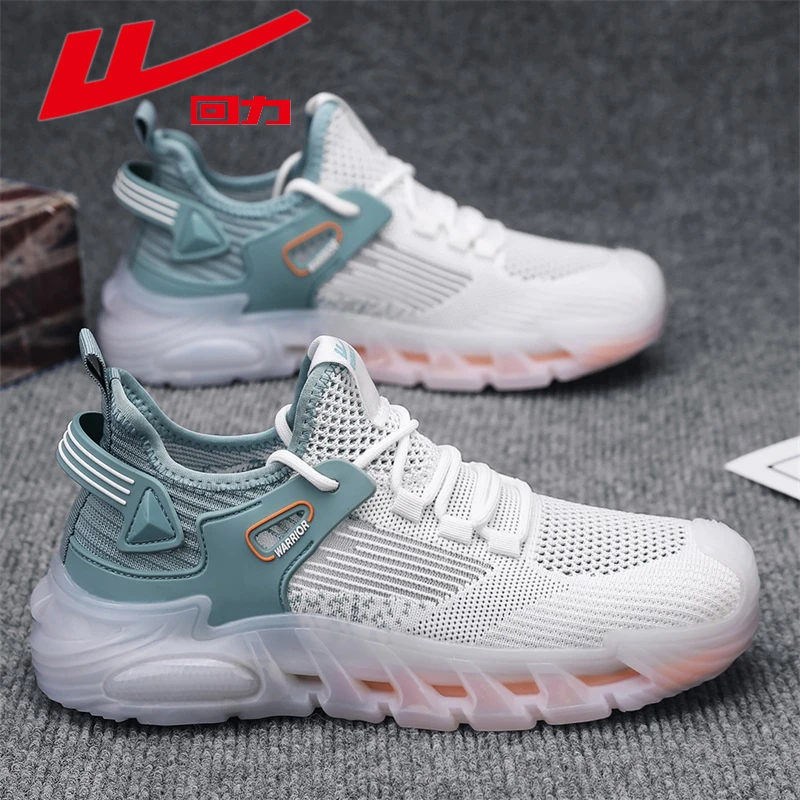 回力男鞋2025新款夏季透气休闲百搭网面鞋男士气垫减震跑步运动鞋