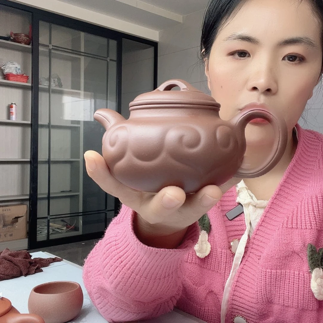 紫砂如意紫泥200cc