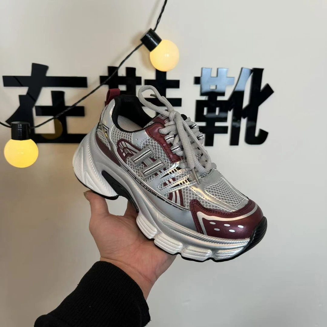 秋冬厚底轻便运动休闲老爹鞋女6603