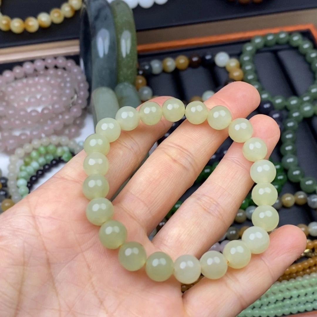 和田玉未镶嵌手链