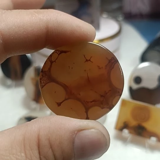 玛瑙/玉髓未镶嵌吊坠(不含链)
