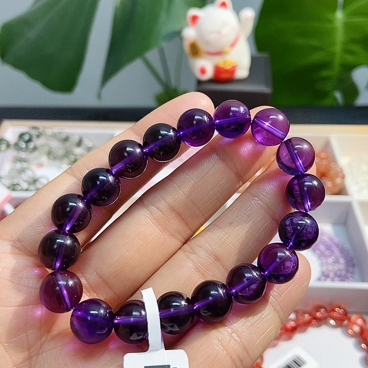水晶手链未镶嵌紫水晶10