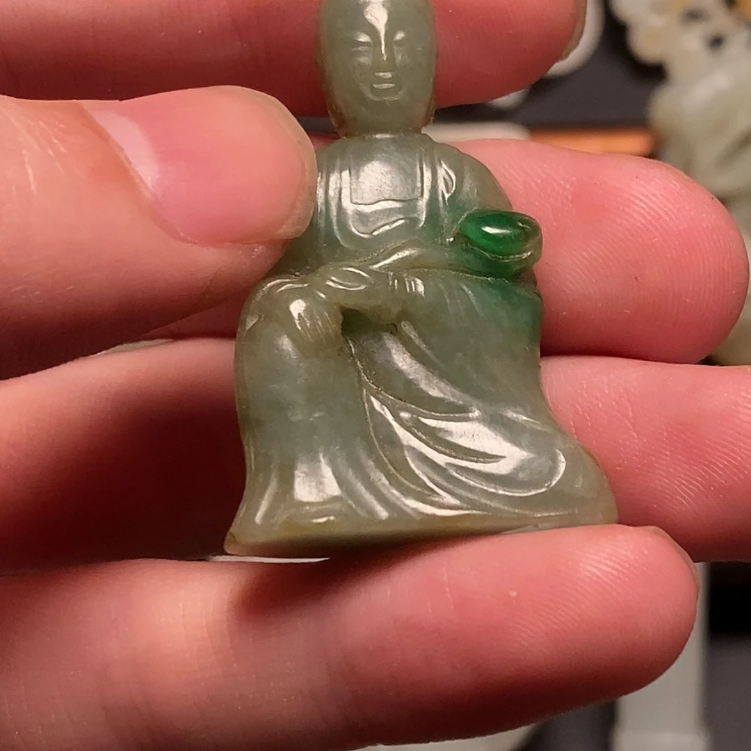我***团未镶嵌和田玉挂件