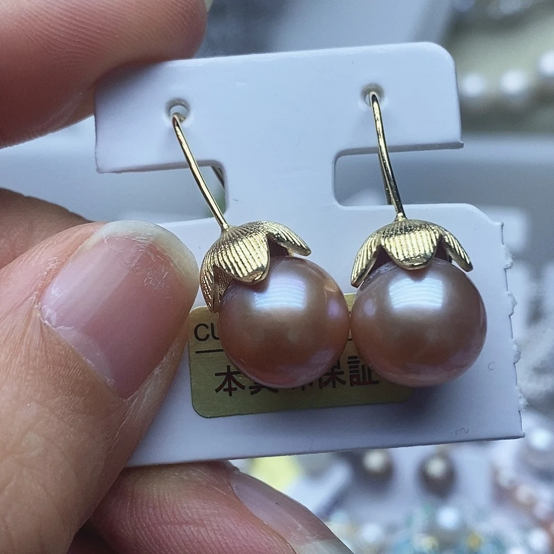 淡水珍珠未镶嵌耳钉