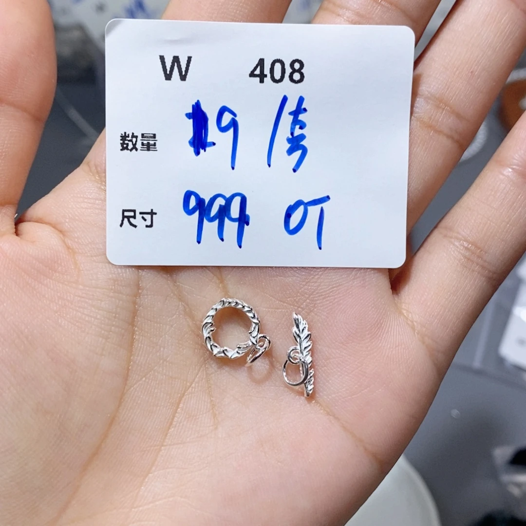 银S925镶嵌颈饰水晶W408