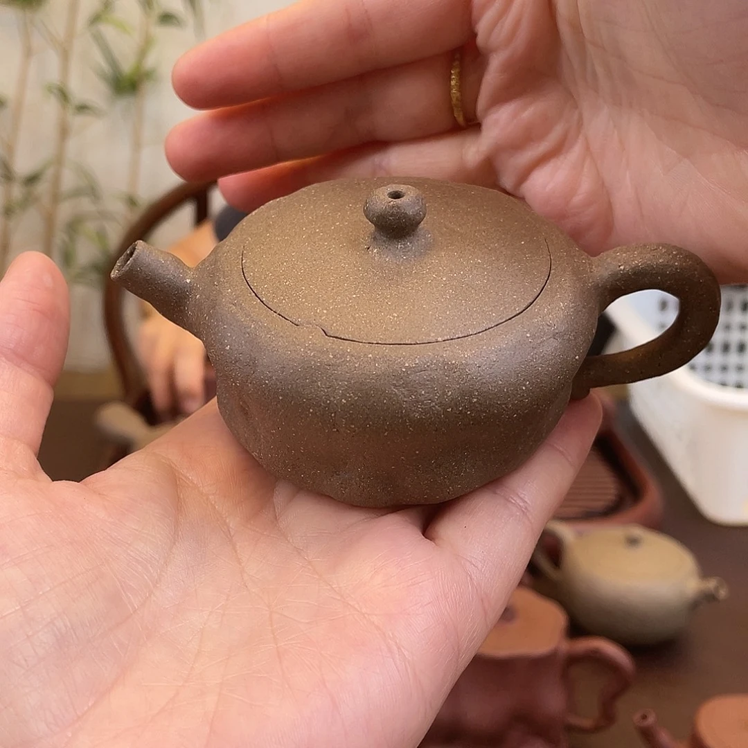 茶壶紫砂青段小壶8号