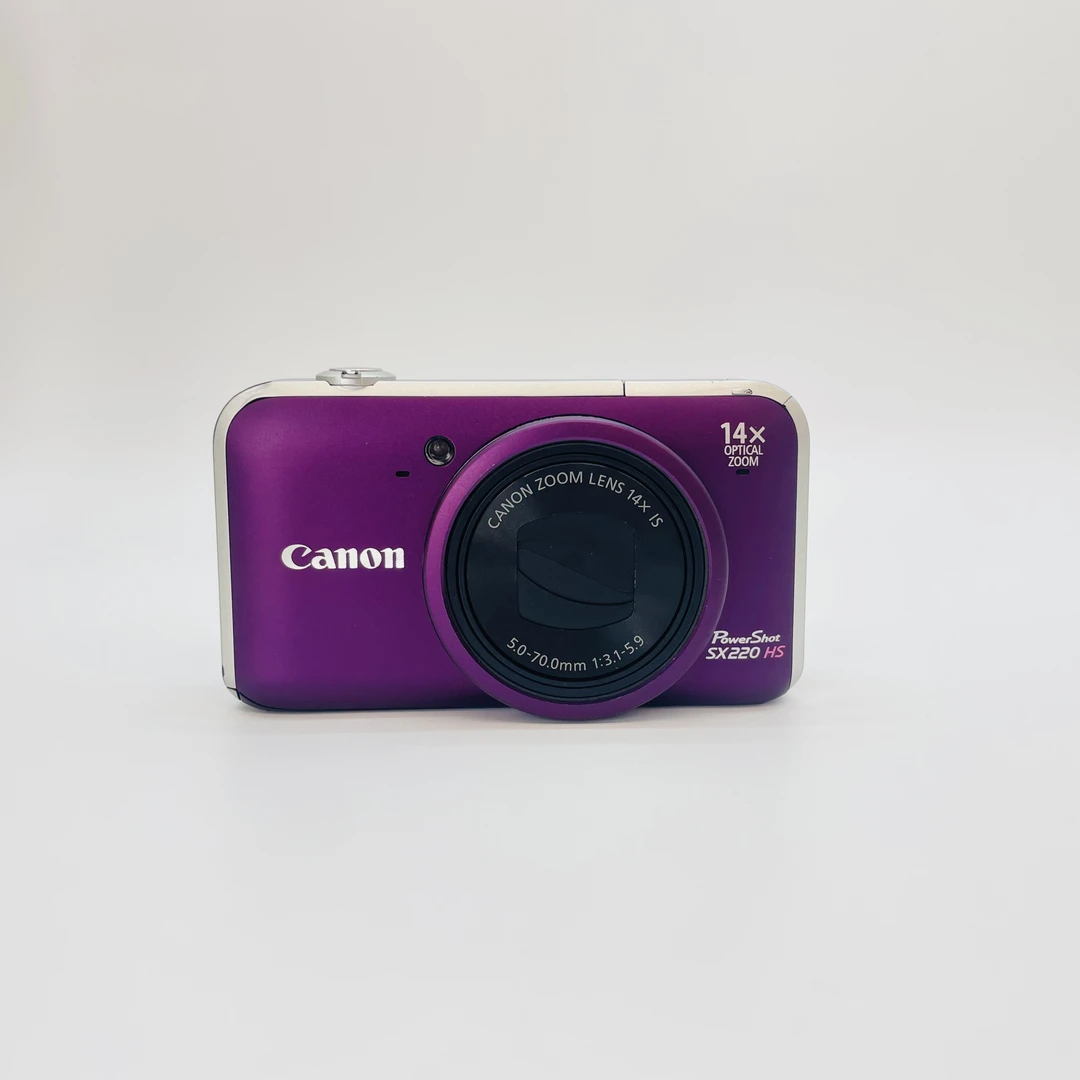 95新 Canon/佳能 sx220福利 1210万像素14倍变焦演唱会款复古冷白