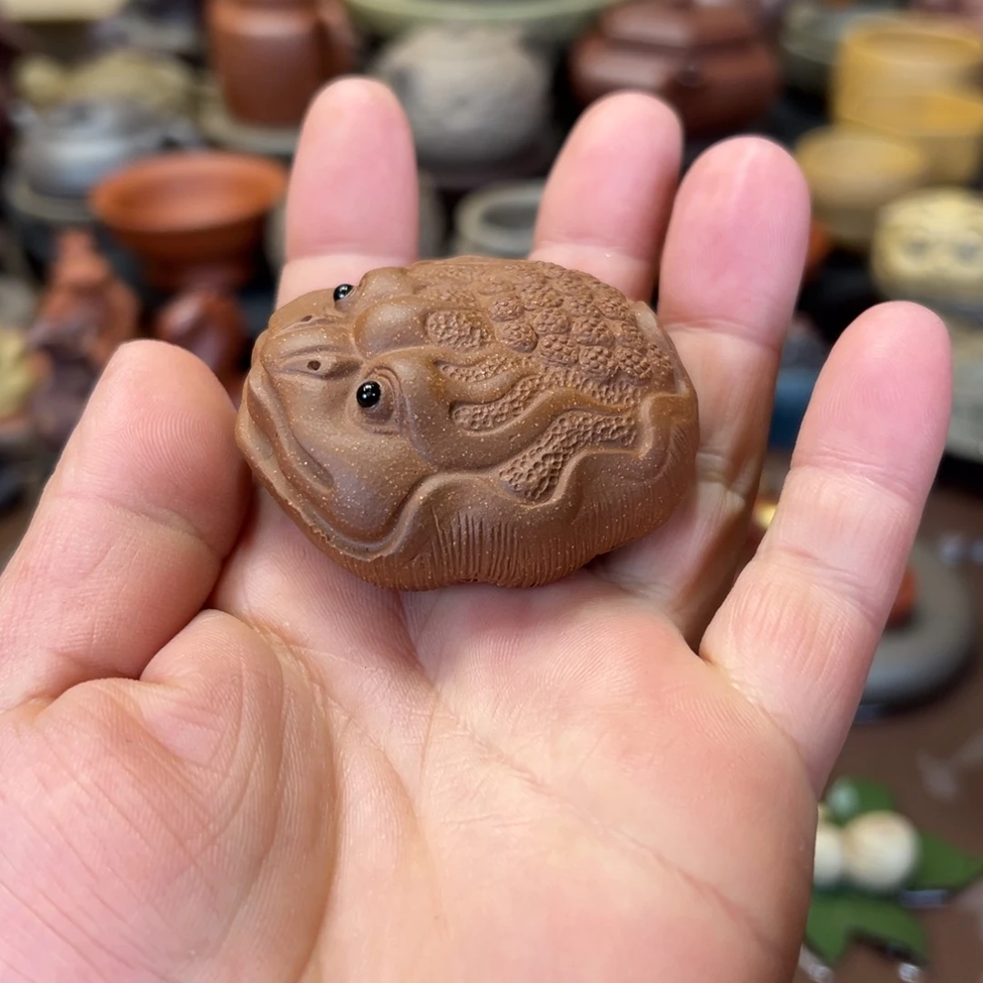 茶宠紫砂紫砂茶宠 微瑕