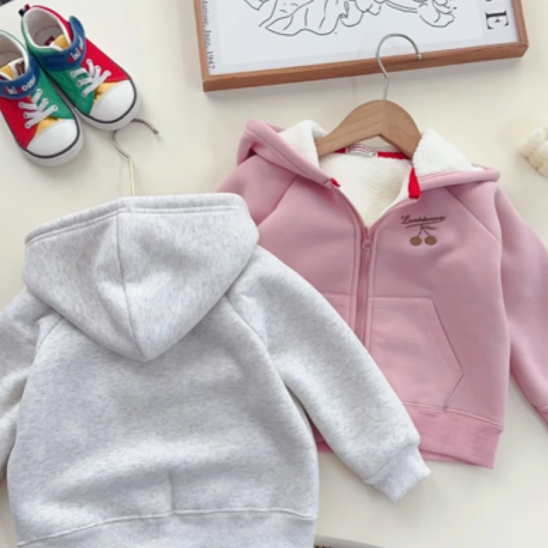 甜尔酱童装miki【樱桃双色加厚卫衣】