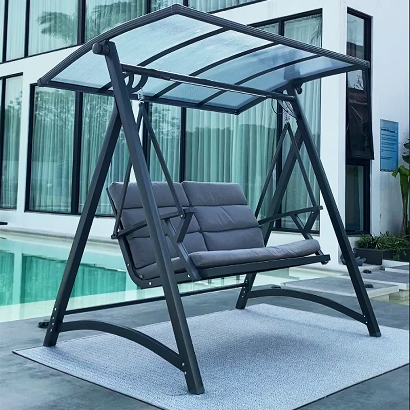 秋千户外庭院摇椅别墅网红秋千床室外荡秋千双人吊椅家用花园吊床