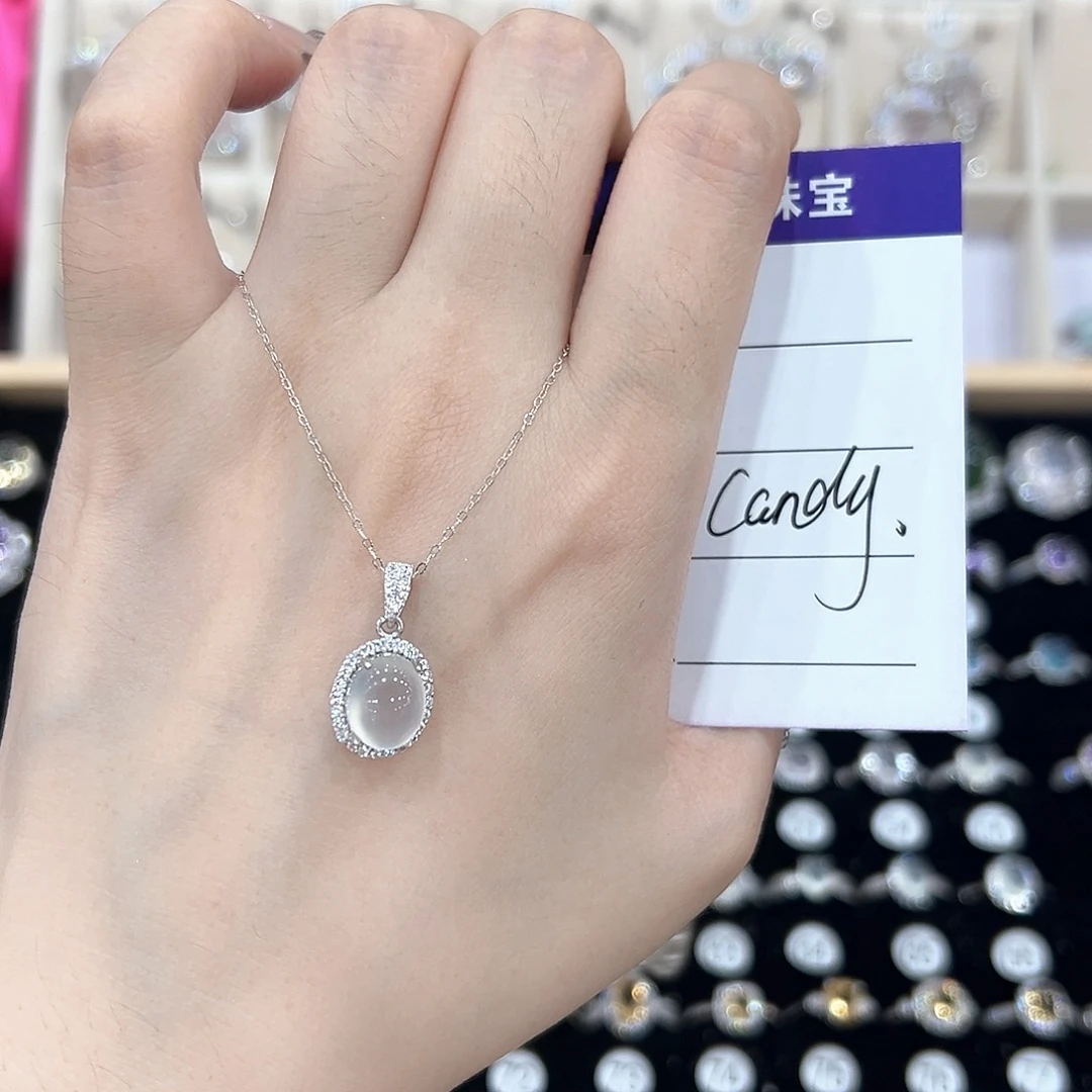 C****黄晶戒指银S925镶嵌戒指