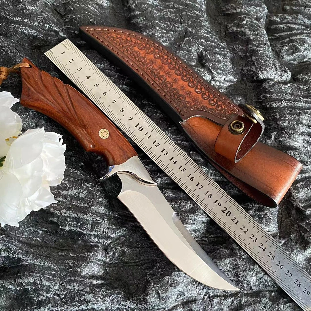 （新疆包邮）DC53磨具钢专用户外刀吃肉刀手工锋利高颜值刀具