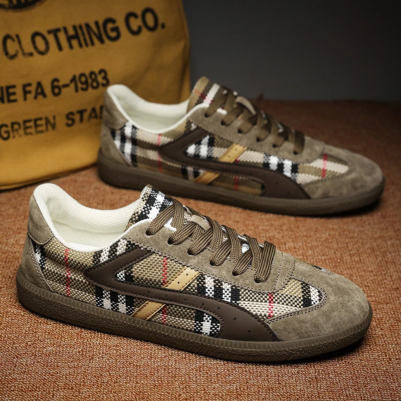 2025新款阿甘男鞋子潮鞋春季国潮百搭休闲时尚潮流板鞋男士德训鞋