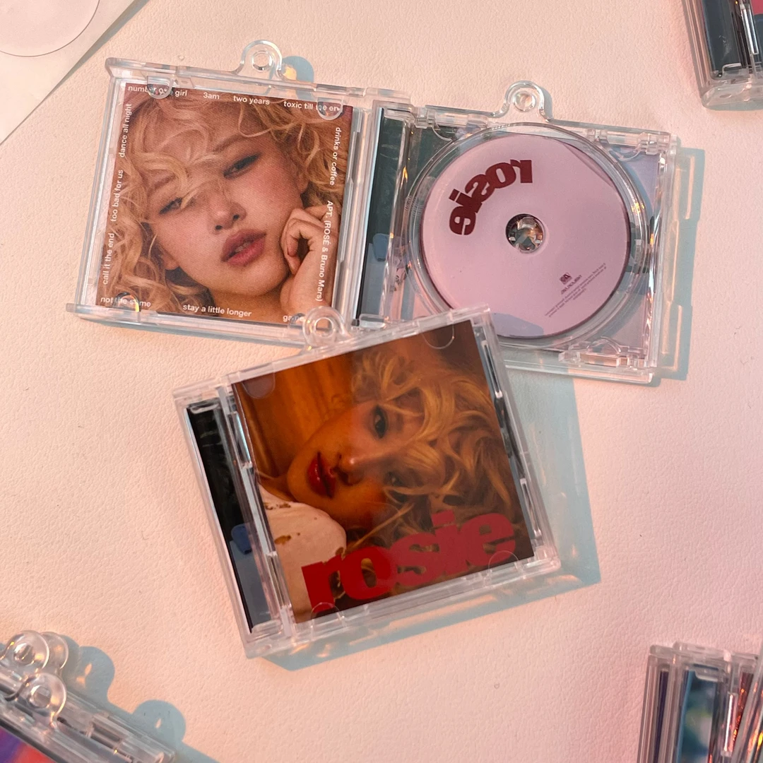 Rose迷你专辑NFC款Jennie手工钥匙链Blackpink女团Jisoo周边礼物