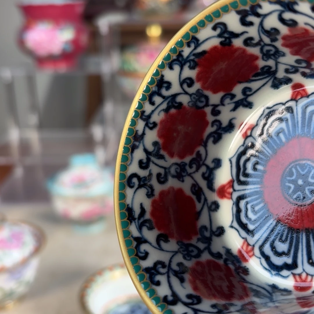 山***州纯手工手绘 高端茶器