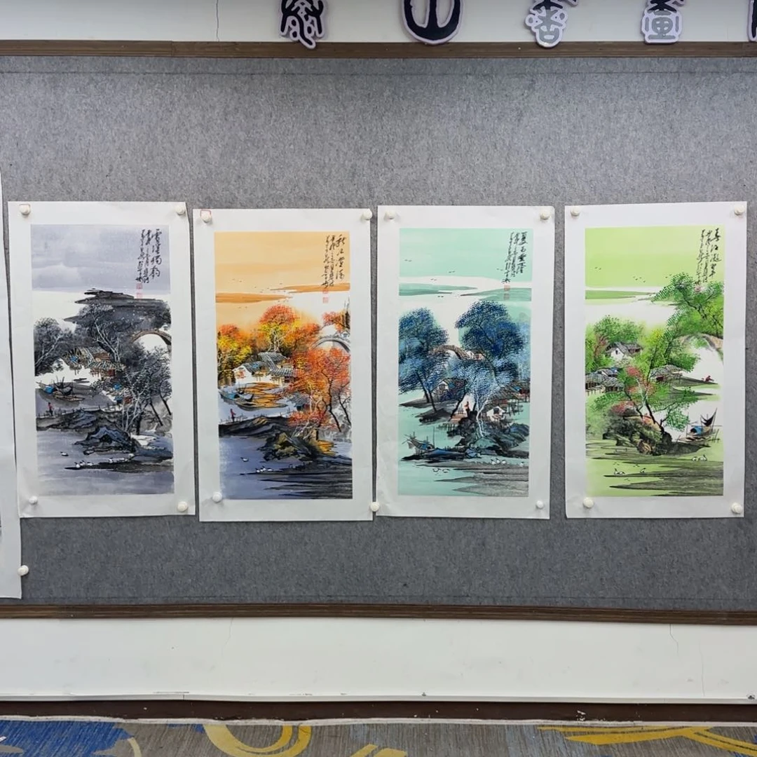 书法作品多次参加