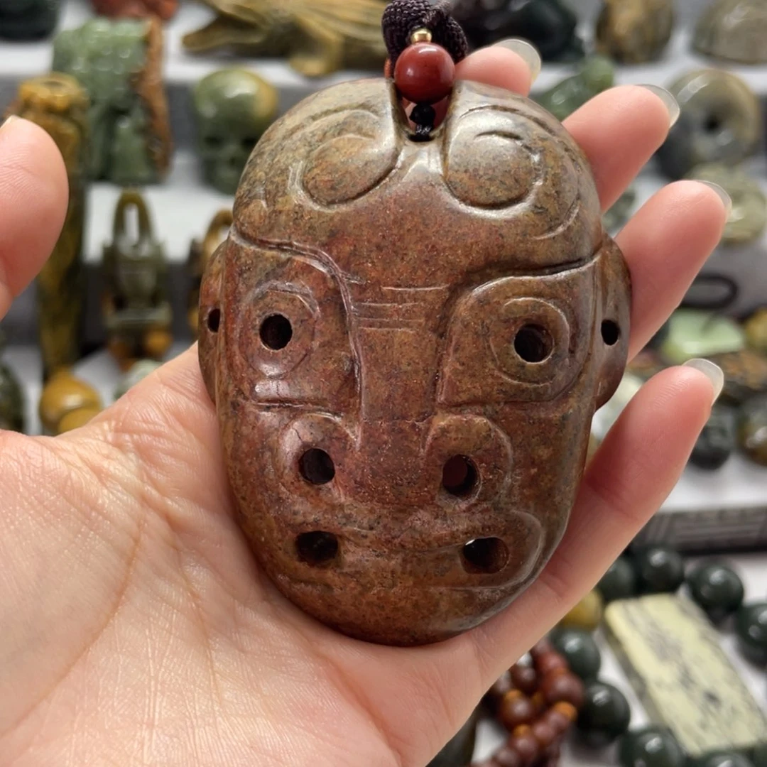 岫岩河磨玉（透闪石质玉）未镶嵌把件