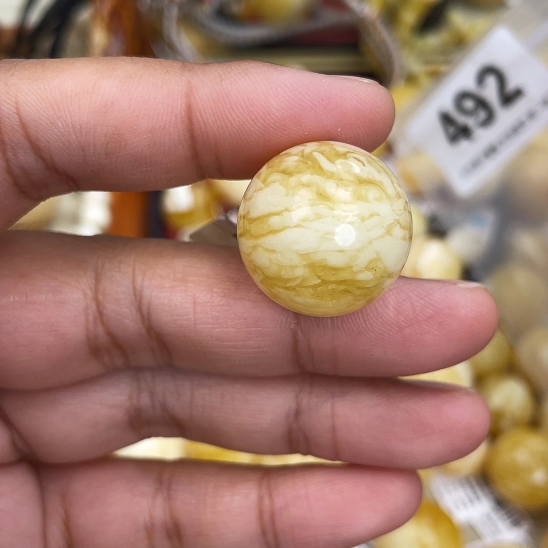 蜜蜡未镶嵌珠宝奇石粉21.6虎皮