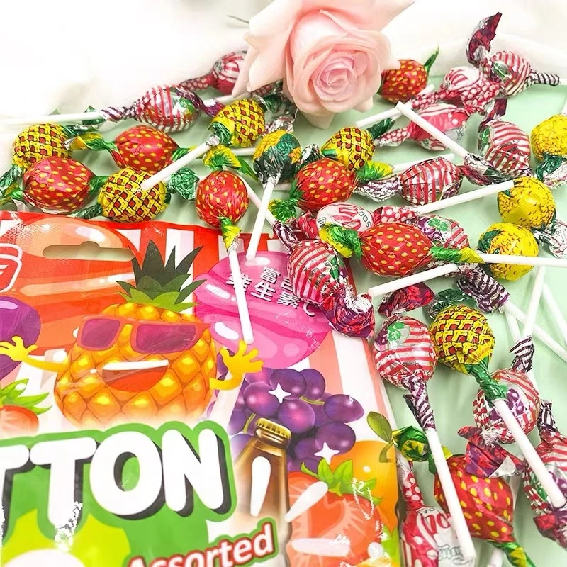 lonttonwf儿童棒棒糖水果味糖果零食