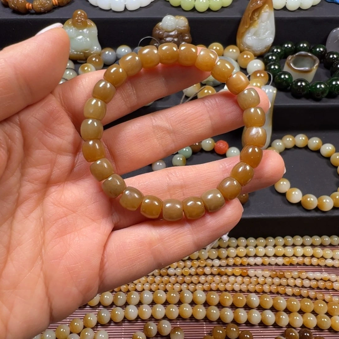 和田玉未镶嵌手链