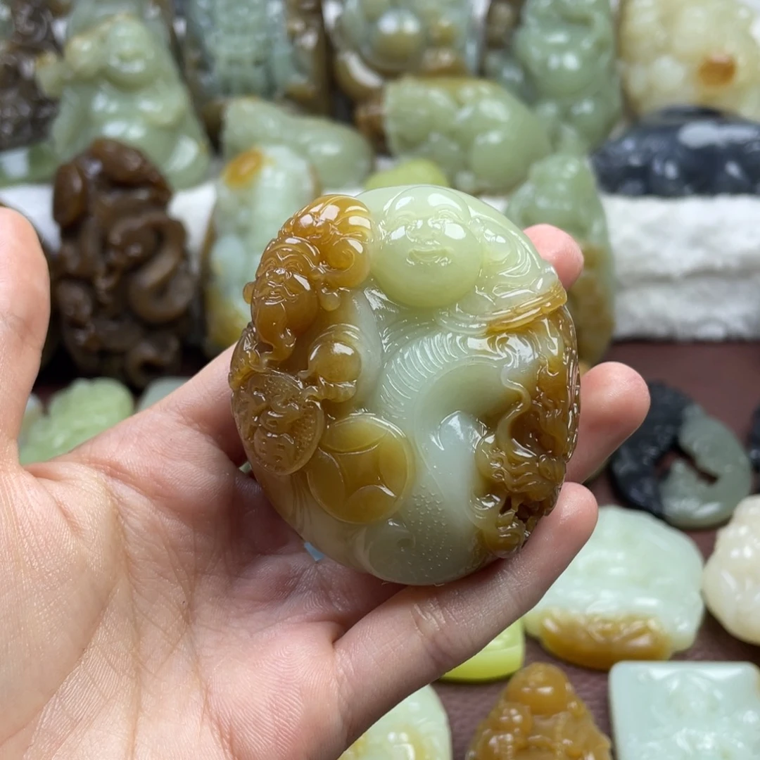 和田玉未镶嵌颈饰用****2