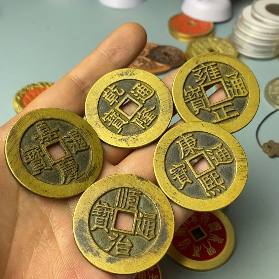铜现代仿制工艺文创铜币