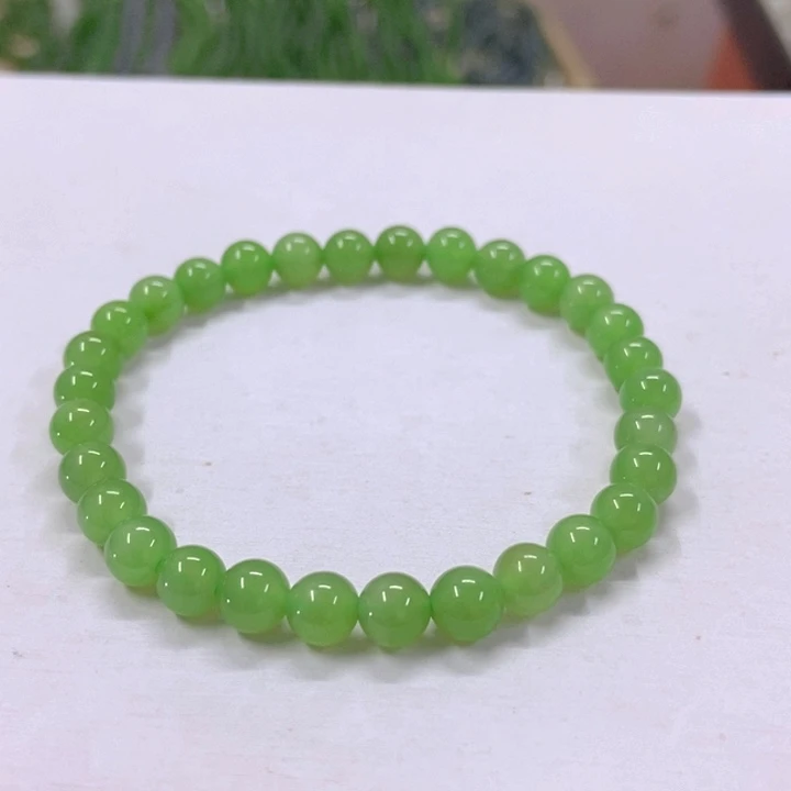 【闪购商品】手串未镶嵌和田玉（碧玉）11