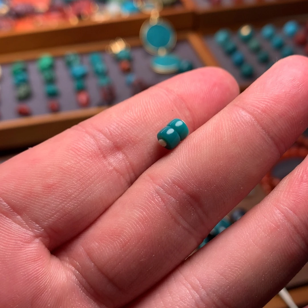 绿松石未镶嵌隔片5.2mm