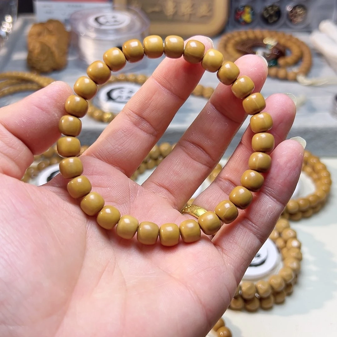 猴头核桃手串穹*8.5老型桶珠手串