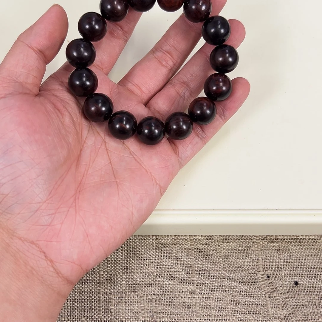 手串/手链黄花梨/降香黄檀15mm圆珠老料