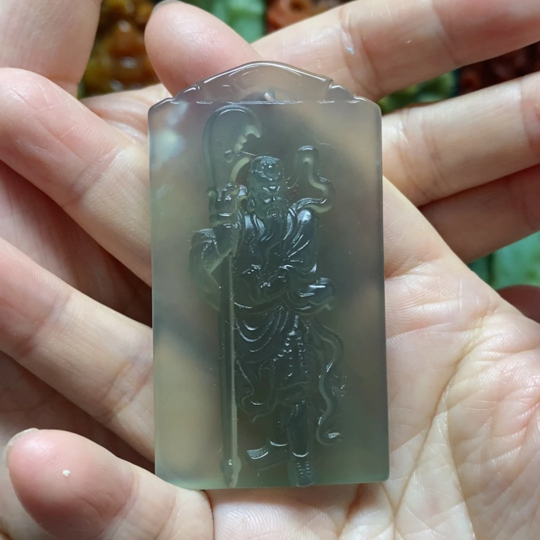 岫玉吊坠(赠链)未镶嵌