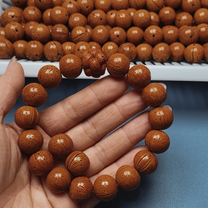 往**风桃核手串极限圆15全品15颗