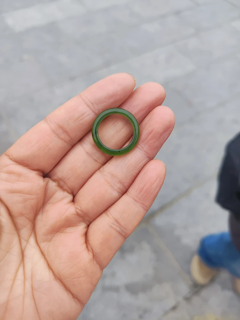 和田玉碧玉戒圈福利